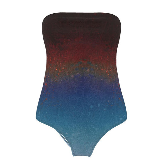 The Scene | Strapless Swimsuit | Iron Patina