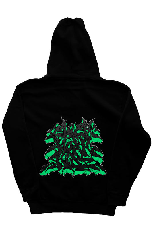 CWK Canvas Graff V2 - Black - independent pullover hoody