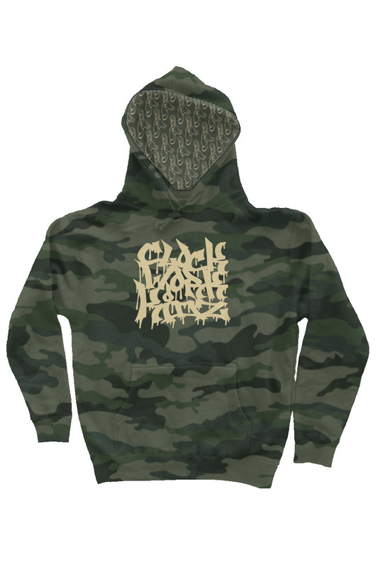 Graffiti Embroidered - Camo Independent Heavyweight Hoodie