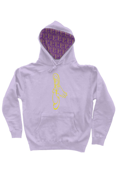 Angel Can Lemon Grape - Embroideredindependent pullover hoody