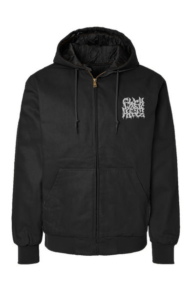 CWK Block Logo - Black Embroidered Canvas Workwear Jacket