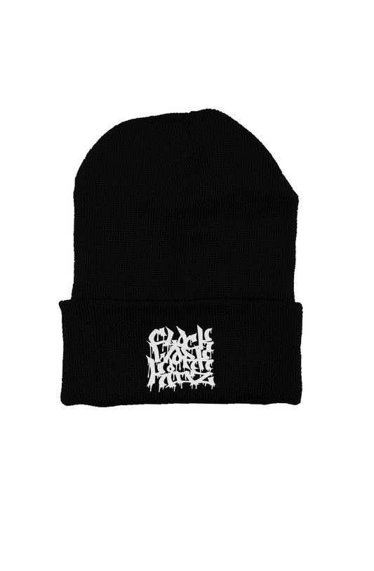 CWK Block Tag - Black Beanie