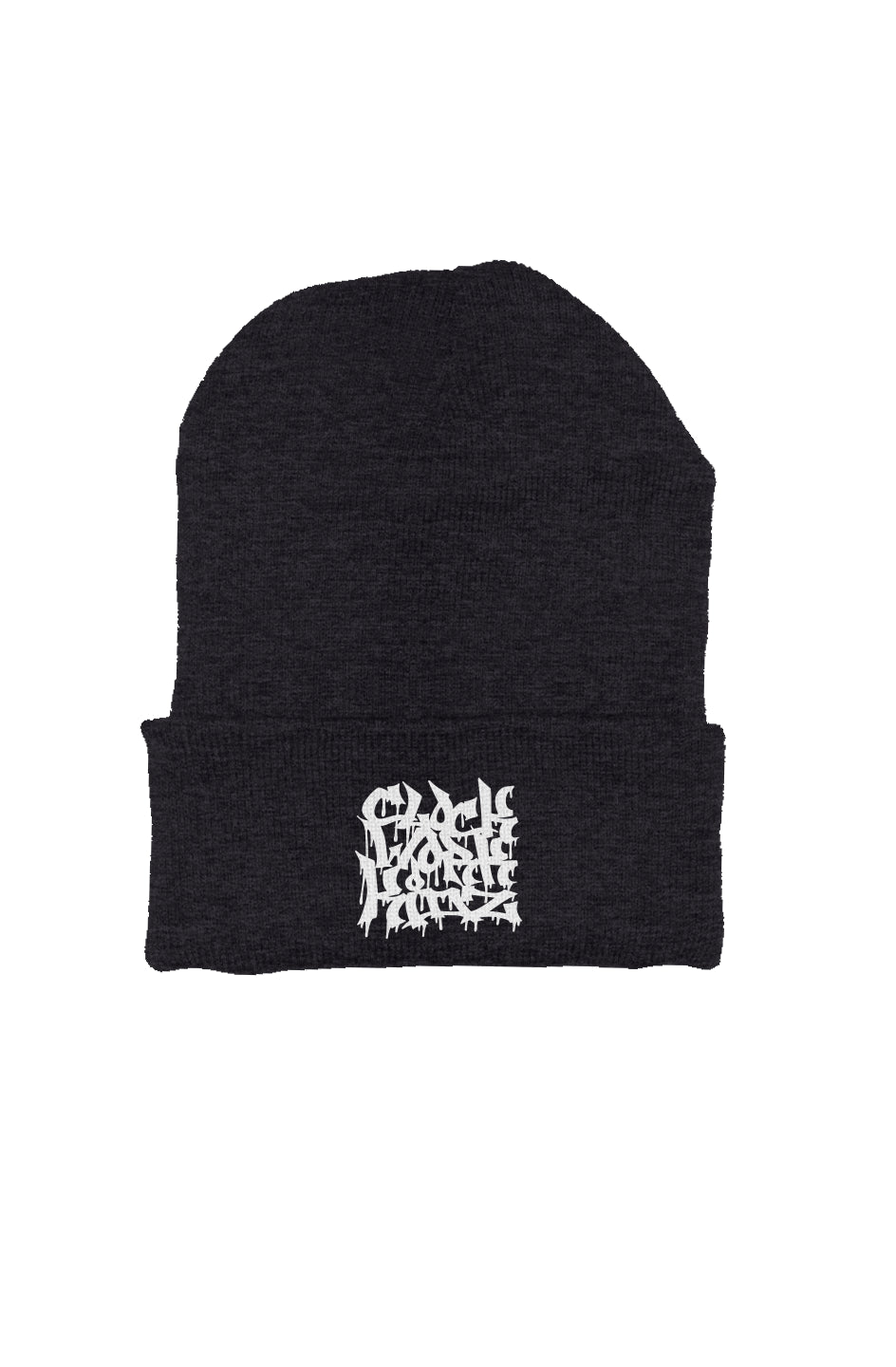 CWK Block Tag - Dark Heather Grey Beanie