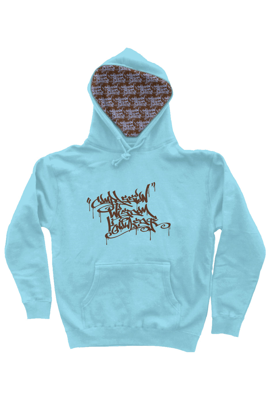 Turtle Owl V2 Sky Blue - independent pullover hoody