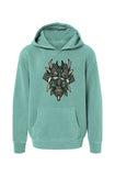 Aarow Face - Mint Youth Pigment-Dyed Hoodie