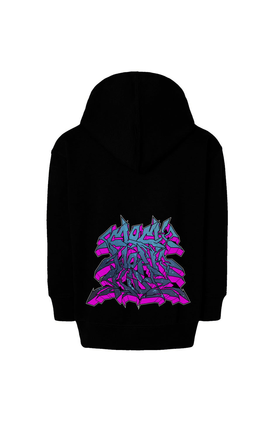 CWK Graff Canvas V2 - Black Toddler Full-Zip Fleece Hoodie