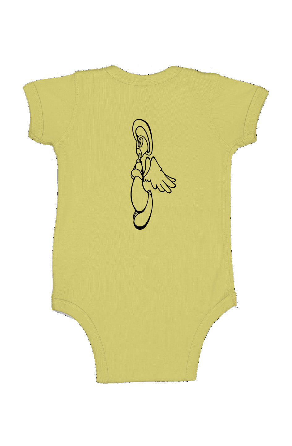 Schoolhouse Angel - Butter Infant Fine Jersey Bodysuit