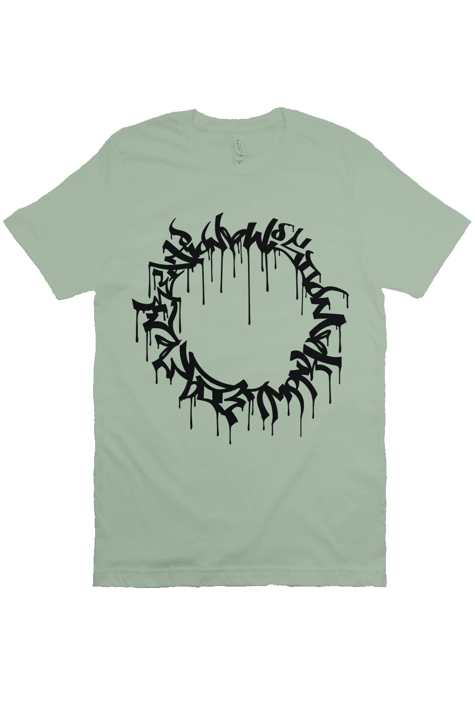 HandStyle T-Shirt | Circle Creation - Sage Green