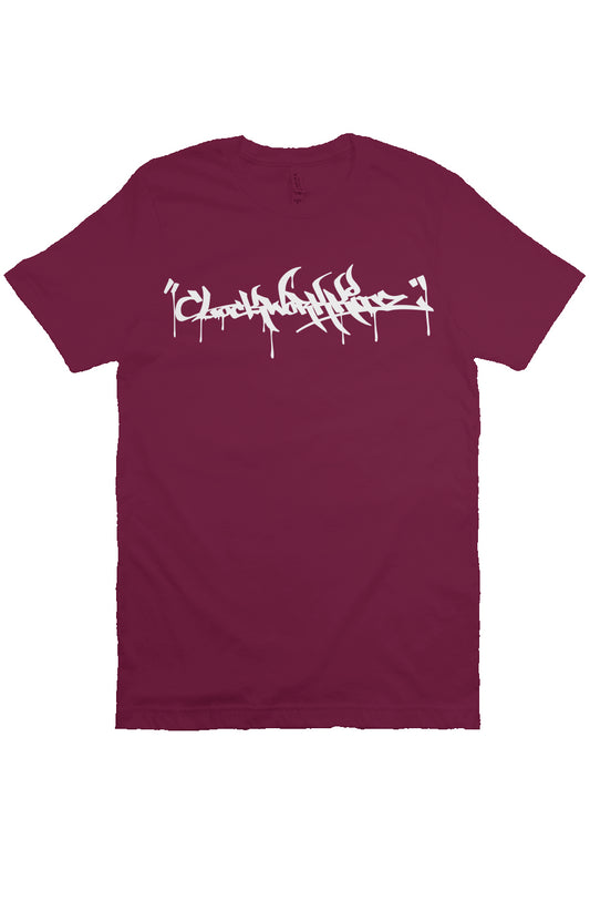 HandStyle T-Shirt | ClockWorkKidz - Maroon