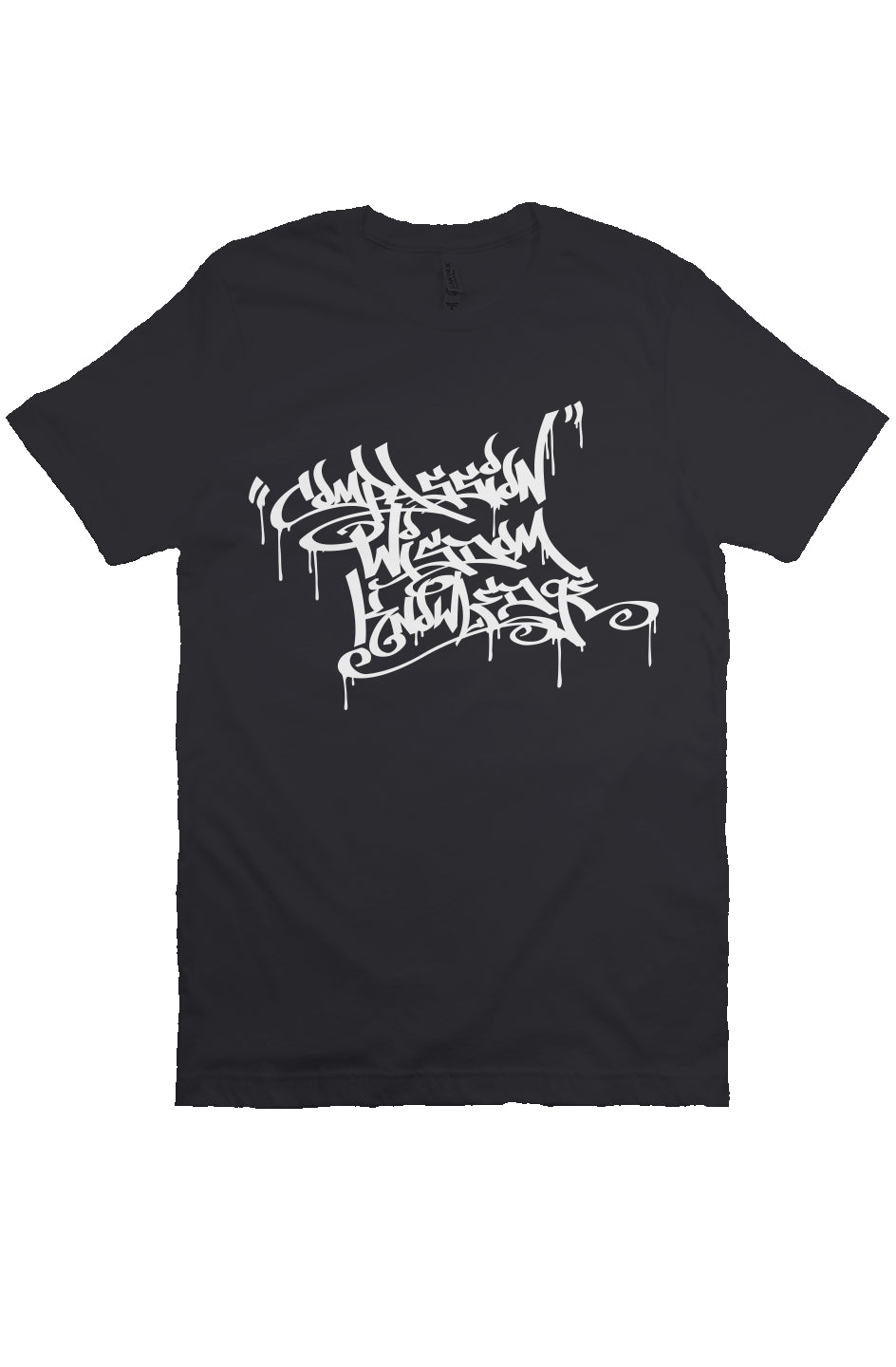 HandStyle T-Shirt | Compassion - Vintage Black