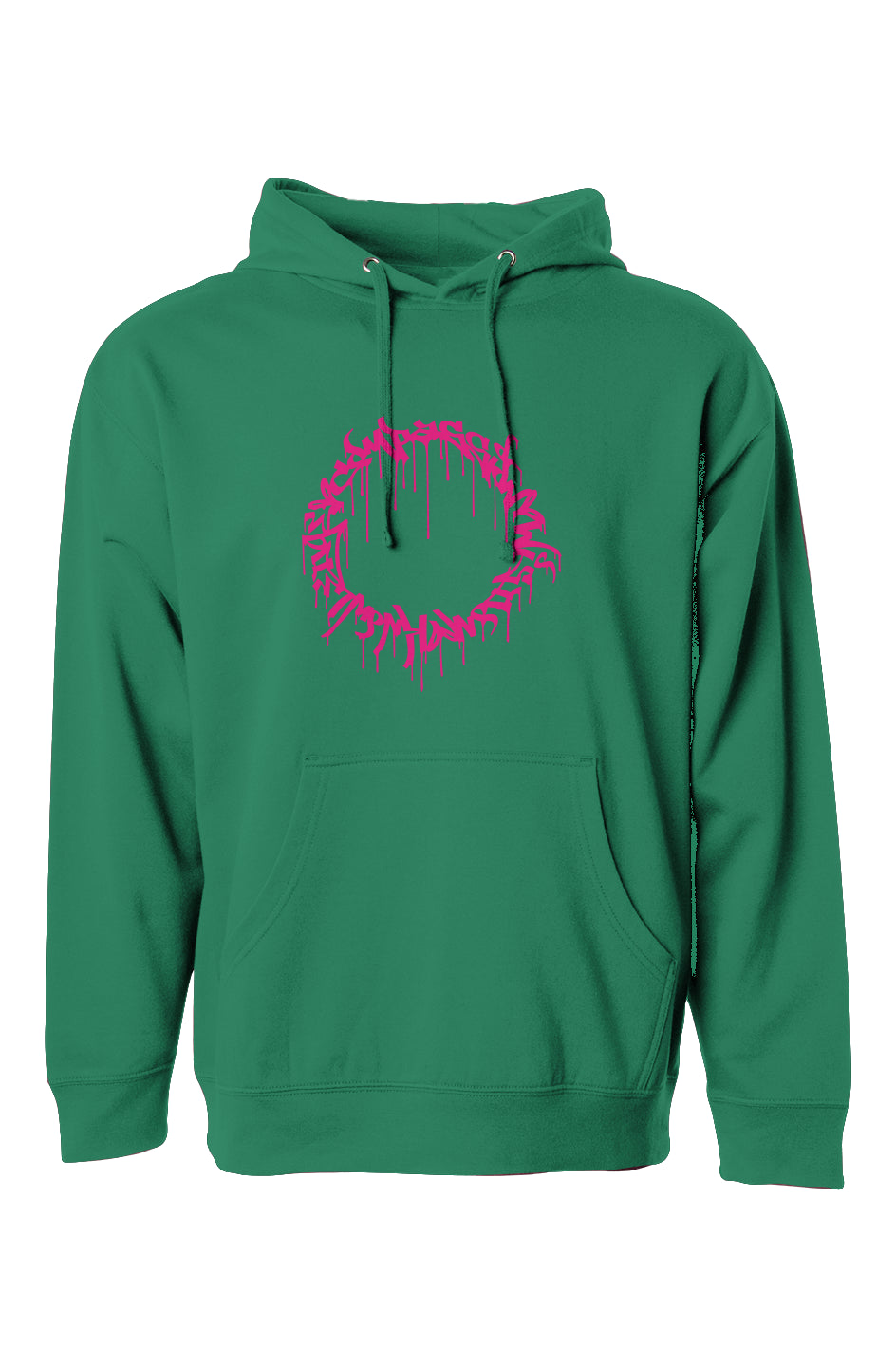 Compassion Crown of Thorns | Pullover Hoodie | Bright Pink Embroidered