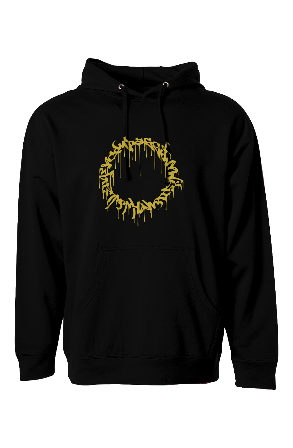 Compassion Crown of Thorns | Pullover Hoodie | Gold Embroidered