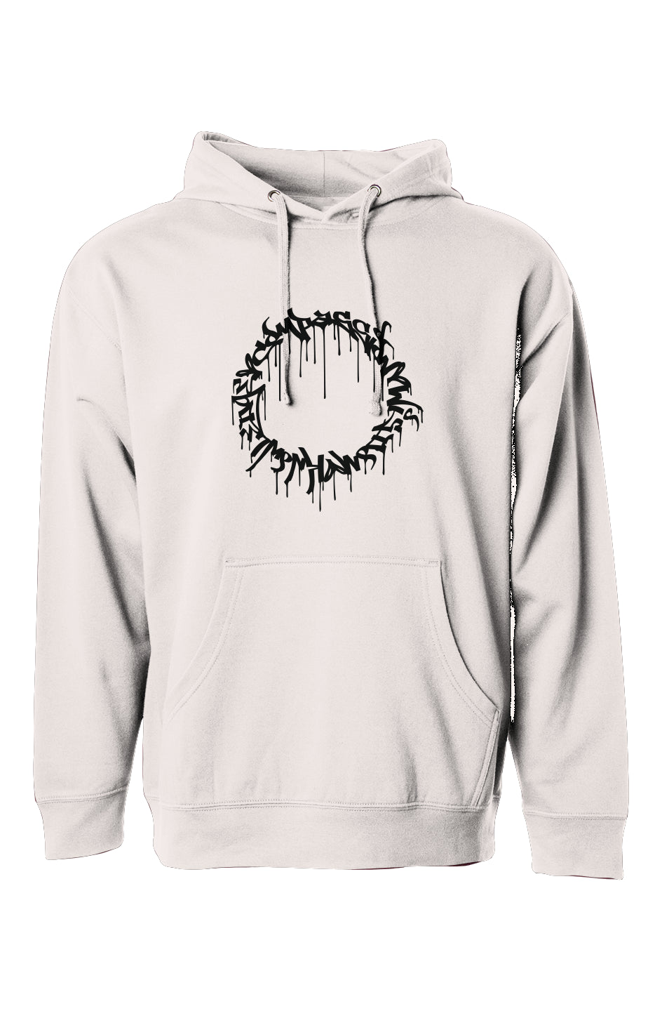 Compassion Crown of Thorns | Pullover Hoodie | Black Embroidered