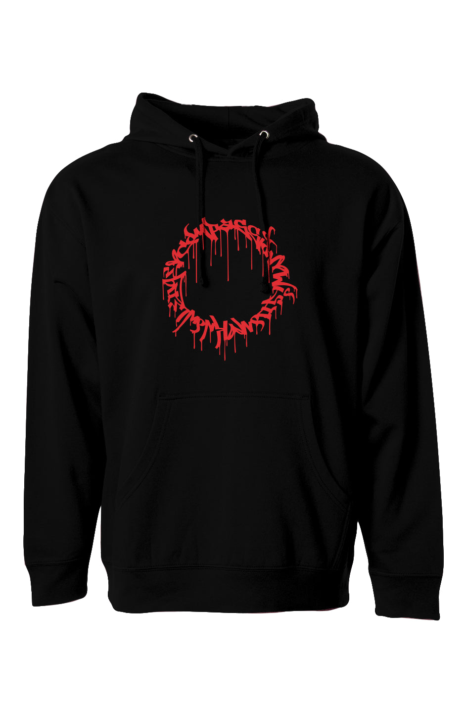 Compassion Crown of Thorns | Pullover Hoodie | Red Embroidered