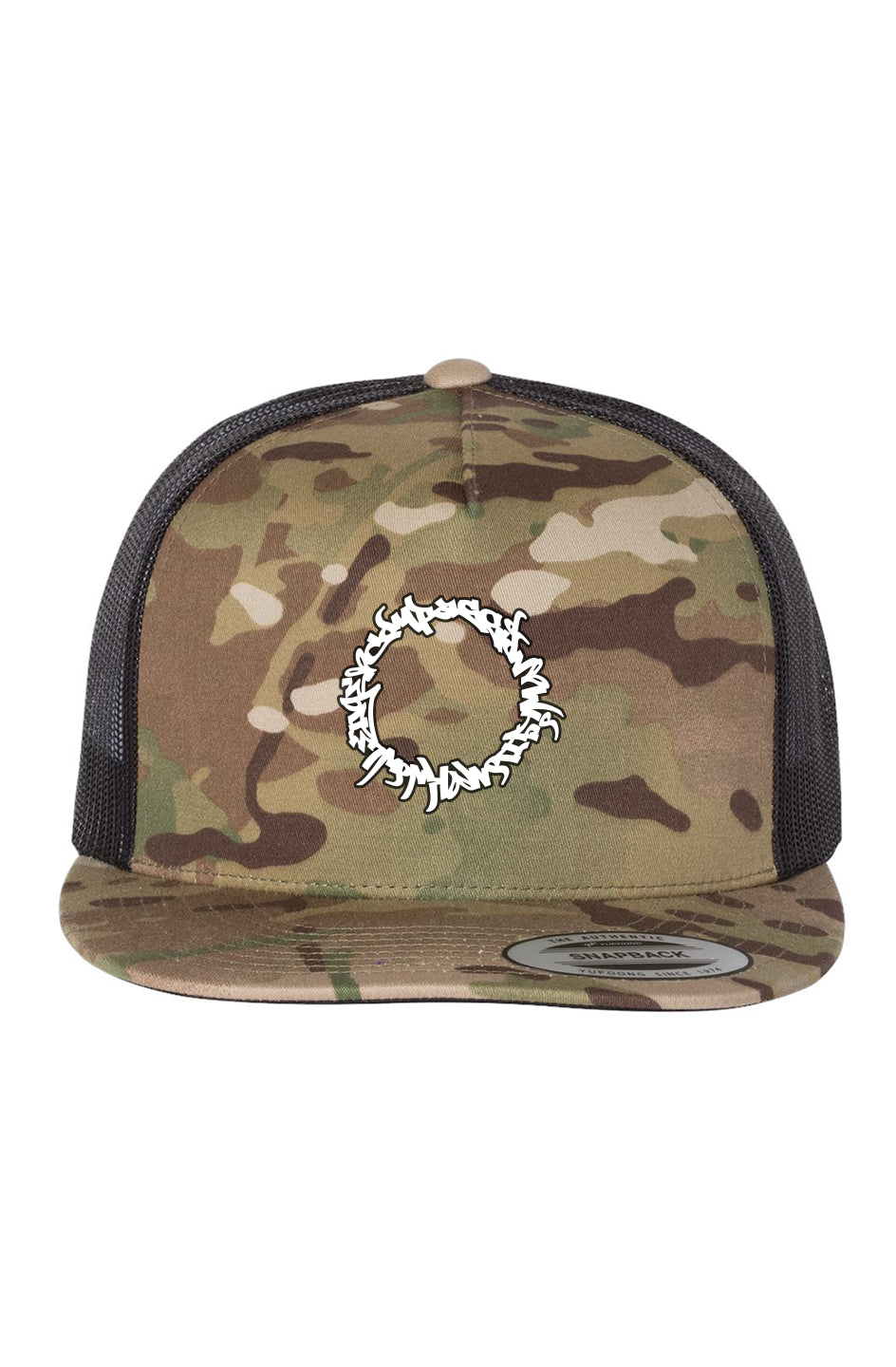 Compassion Halo Multicam Green/ Black  Trucker Cap