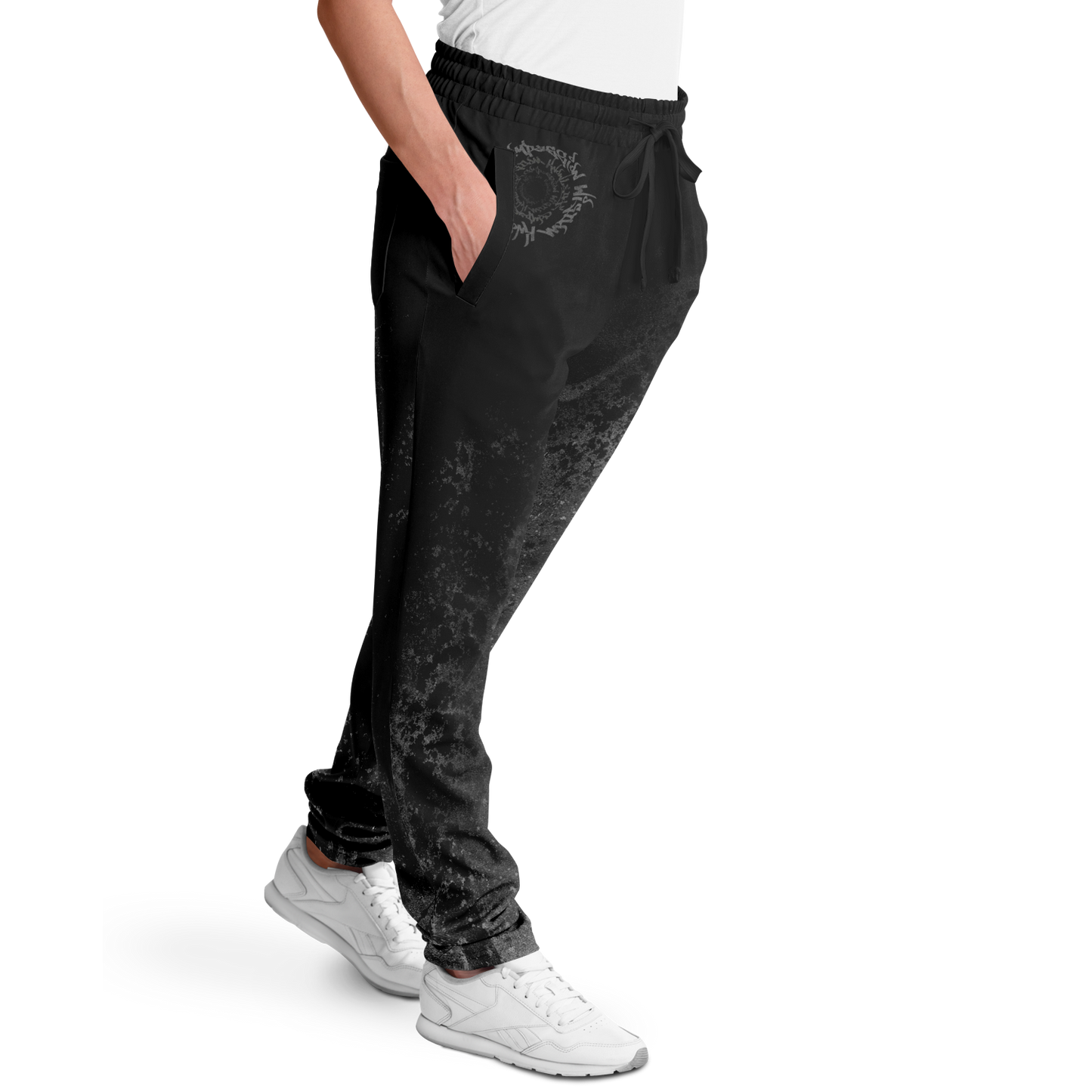 Animal Kingdom Black - Track Pants - AOP