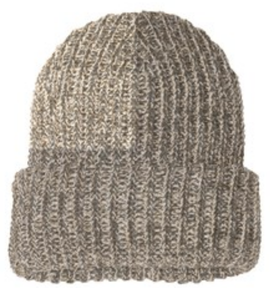 CWK Woven Label - Oatmeal Chunky Knit Beanie