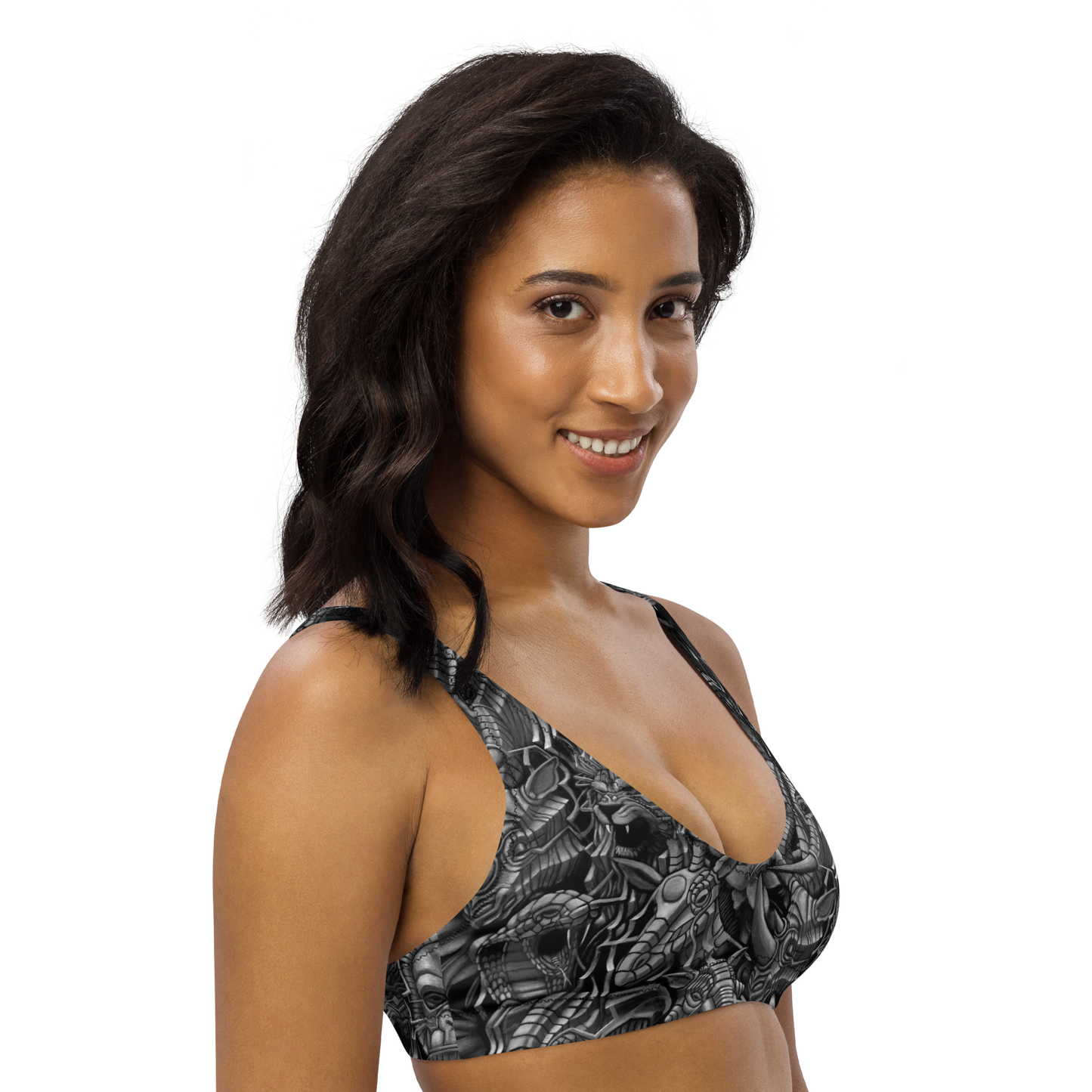 The Animal Kingdom: Recycled padded bikini top