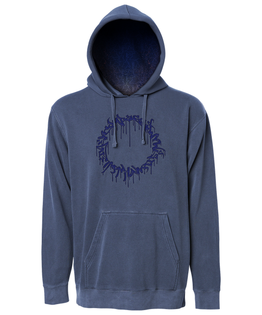 Above the Clouds | Lined Embroidered Hoodie | Concord Dawn