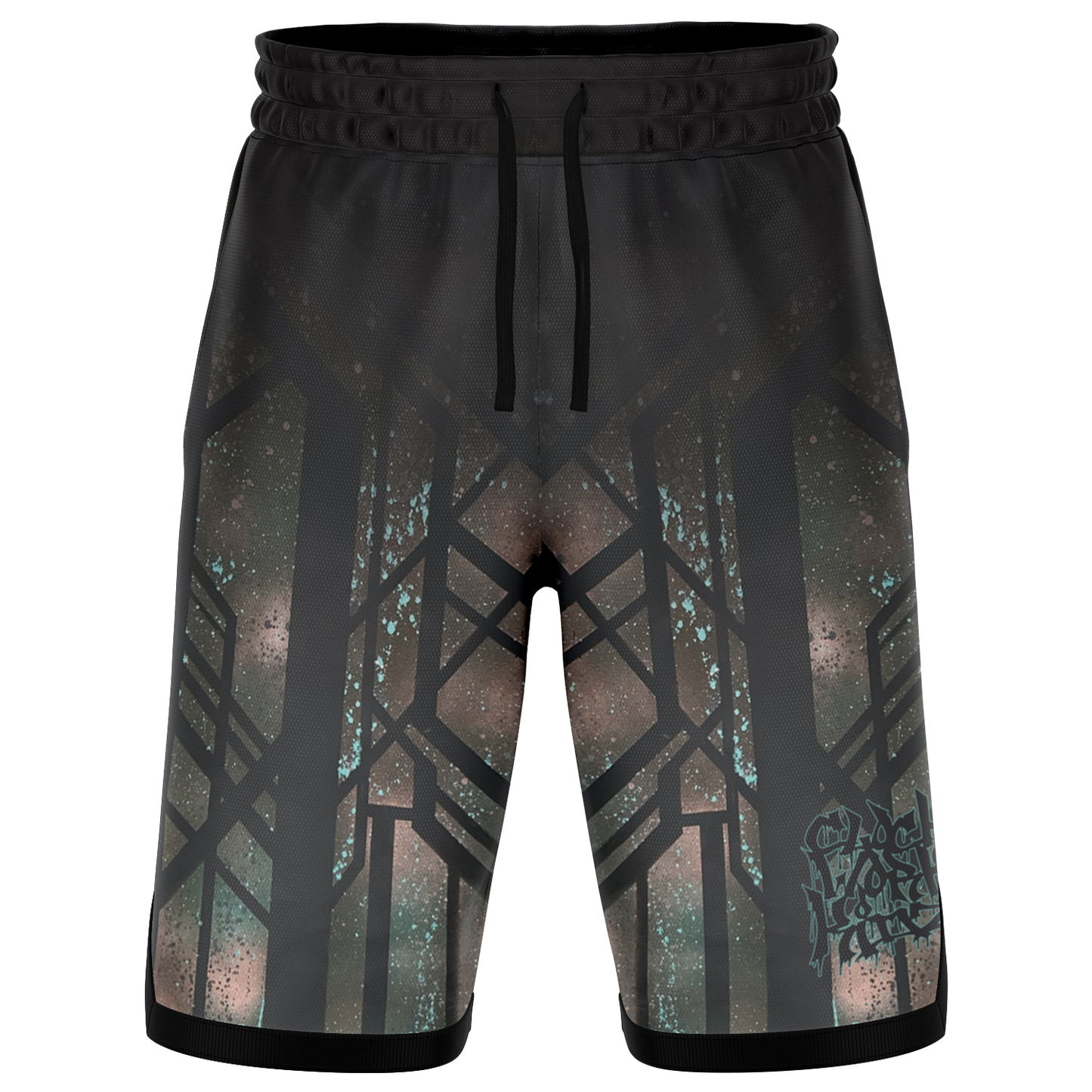 All Love | Basketball Shorts | Tan Cyan
