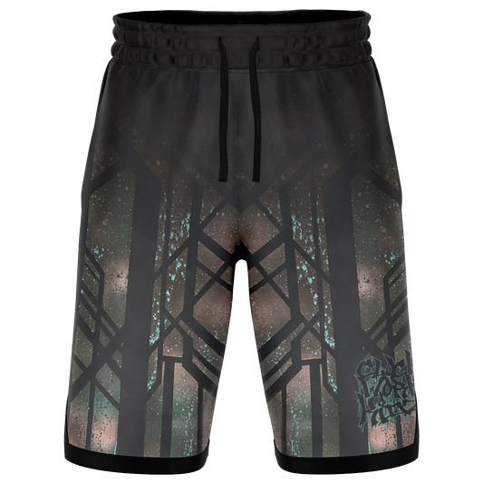 All Love | Basketball Shorts | Tan Cyan