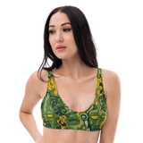 The Canvas Line : Edition 1 - High-Waisted Bikini Top - Green
